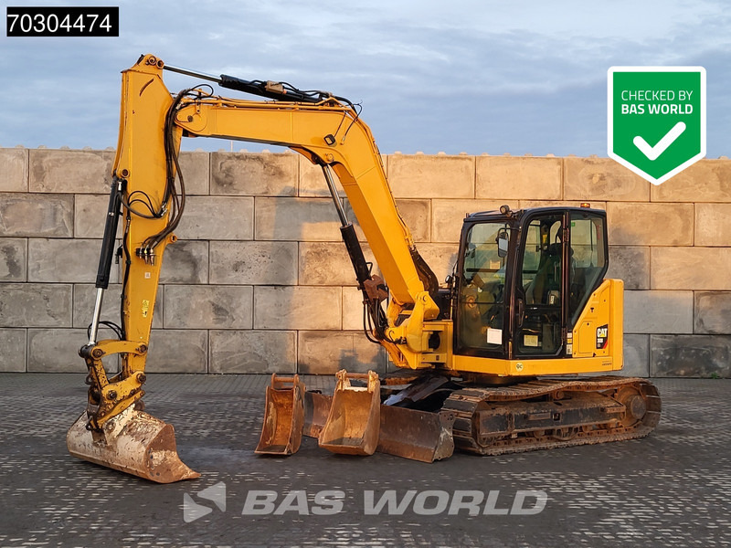 Caterpillar 308 CR A/C - 3 Buckets - Minigraver: bilde 1 Caterpillar 308 CR A/C - 3 Buckets - Minigraver: bilde 1