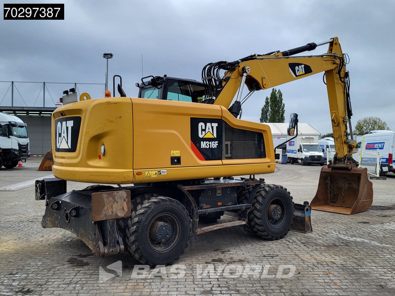 Hjulgraver Caterpillar M316 F M316F OUTRIGGERS + BLADE: bilde 9