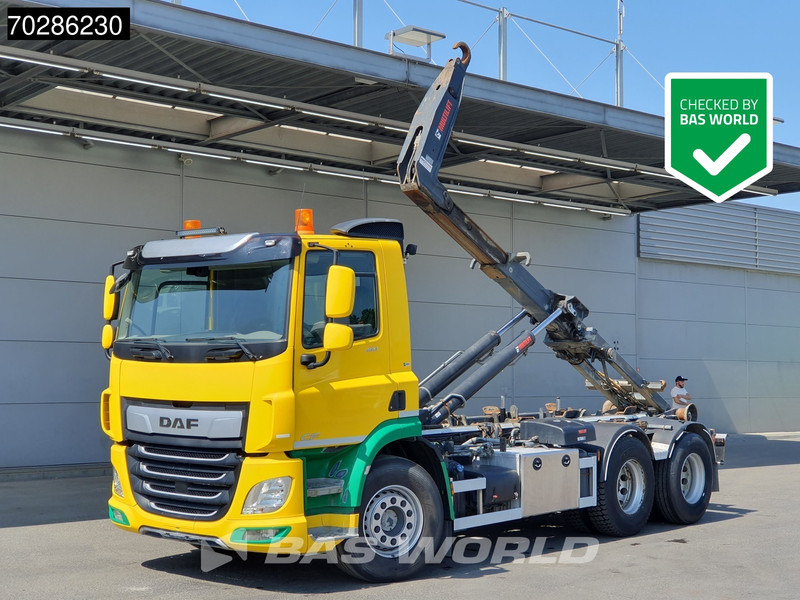 DAF CF 450 CF 6X2 HIAB 20ZL53 Hooklift LiftAxle Automatic 20 Tonnes ACC Euro 6 - Krokbil: bilde 1 DAF CF 450 CF 6X2 HIAB 20ZL53 Hooklift LiftAxle Automatic 20 Tonnes ACC Euro 6 - Krokbil: bilde 1
