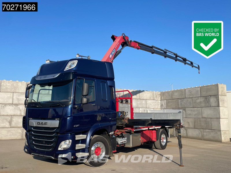 DAF CF 530 4X2 HMF 1820-RC Kran Crane Retarder Space cab Euro 6 - Planbil, Kranbil: bilde 1 DAF CF 530 4X2 HMF 1820-RC Kran Crane Retarder Space cab Euro 6 - Planbil, Kranbil: bilde 1