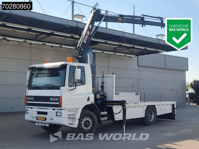 DAF CF65. 220 4X2 NL-Truck Hiab 135-3 Kran Crane Remote Euro 2 - Planbil, Kranbil: bilde 1 DAF CF65. 220 4X2 NL-Truck Hiab 135-3 Kran Crane Remote Euro 2 - Planbil, Kranbil: bilde 1
