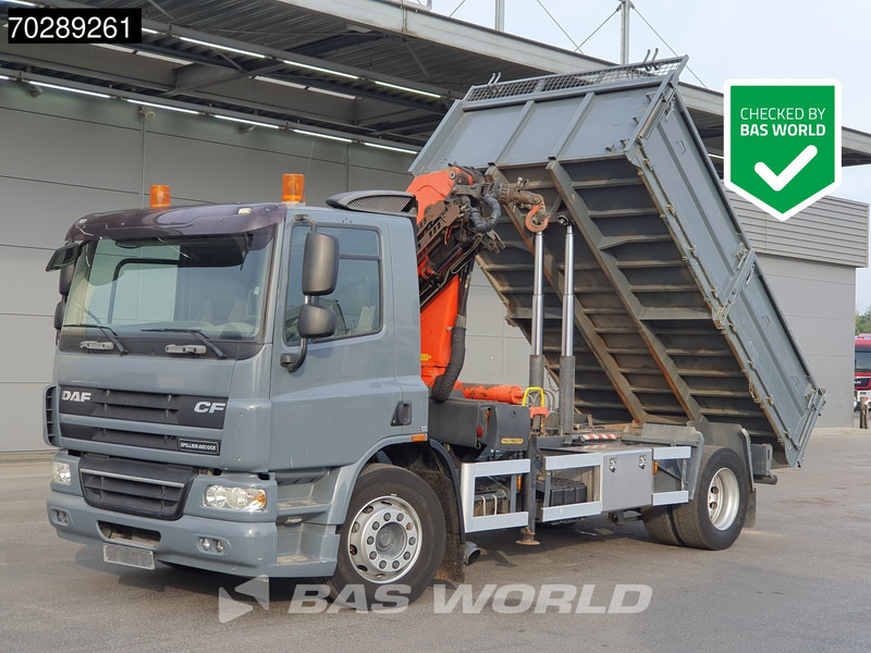 DAF CF75.250 FA75 4X2 Palfinger PK11000 Crane 8m3 BURCHSTSTRAAT Manual Euro 4 - Tippbil, Kranbil: bilde 1 DAF CF75.250 FA75 4X2 Palfinger PK11000 Crane 8m3 BURCHSTSTRAAT Manual Euro 4 - Tippbil, Kranbil: bilde 1