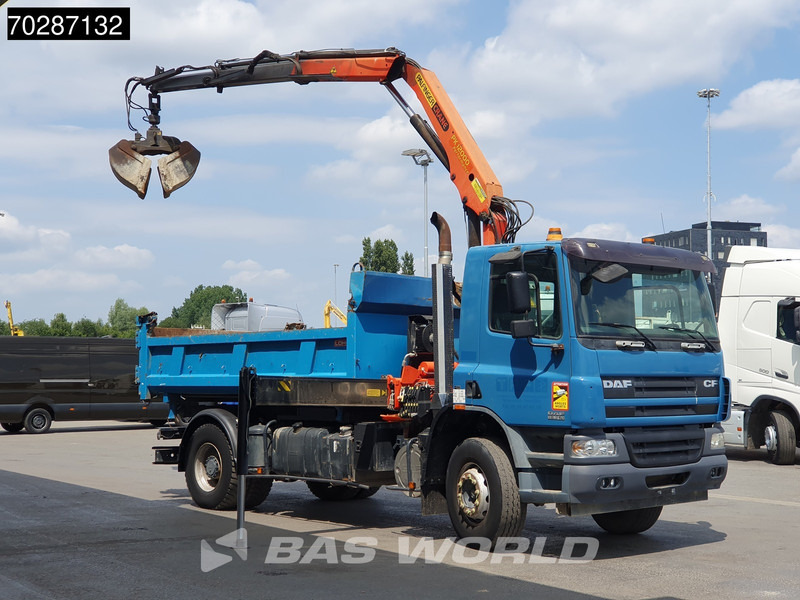 DAF CF75.310 4X2 Palfinger PK12000 Kran Crane 7m3 tipper Big-Axle Steelsuspension Euro 3 - Tippbil, Kranbil: bilde 3 DAF CF75.310 4X2 Palfinger PK12000 Kran Crane 7m3 tipper Big-Axle Steelsuspension Euro 3 - Tippbil, Kranbil: bilde 3