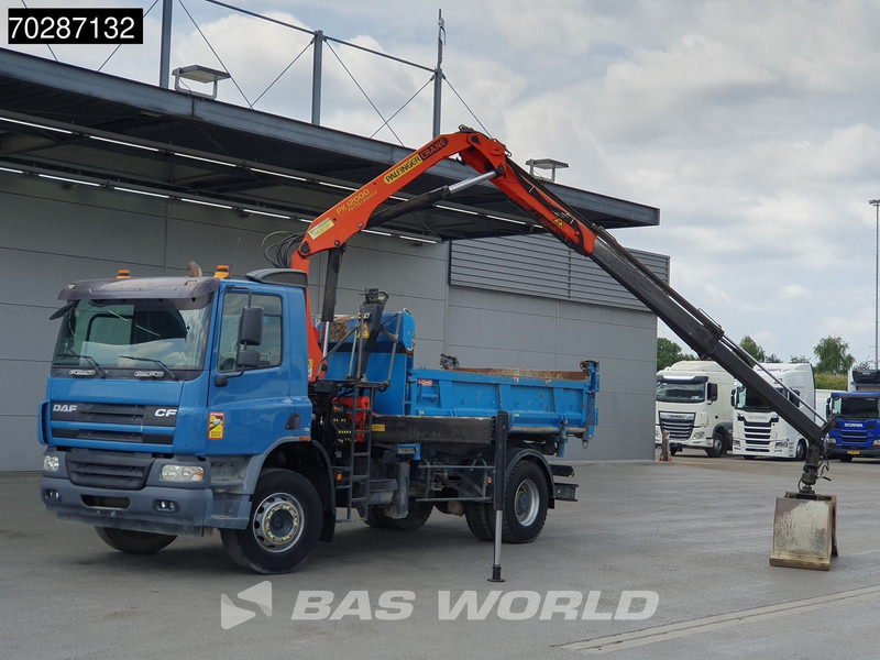 DAF CF75.310 4X2 Palfinger PK12000 Kran Crane 7m3 tipper Big-Axle Steelsuspension Euro 3 - Tippbil, Kranbil: bilde 5 DAF CF75.310 4X2 Palfinger PK12000 Kran Crane 7m3 tipper Big-Axle Steelsuspension Euro 3 - Tippbil, Kranbil: bilde 5