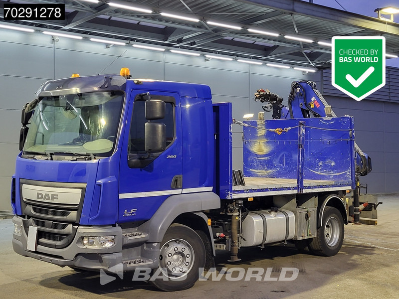 DAF LF 260 LF 4X2 Hiab 111 B-2 HIDUO Crane Kran Remote control Automatic ACC Euro 6 - Planbil, Kranbil: bilde 1 DAF LF 260 LF 4X2 Hiab 111 B-2 HIDUO Crane Kran Remote control Automatic ACC Euro 6 - Planbil, Kranbil: bilde 1