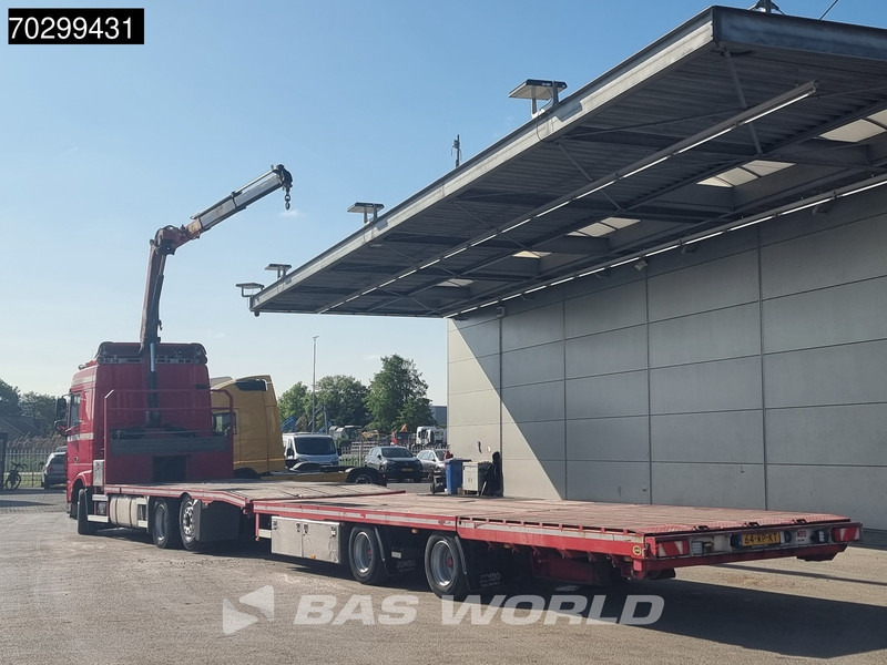 DAF XF 440 6X2 NL-combi Transporter HMF 900-K2 Kran Winch Lift-Lenkachse Euro 6 - Planbil, Kranbil: bilde 2 DAF XF 440 6X2 NL-combi Transporter HMF 900-K2 Kran Winch Lift-Lenkachse Euro 6 - Planbil, Kranbil: bilde 2