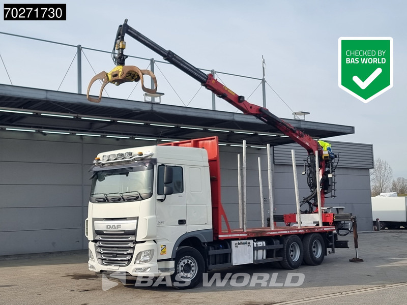 DAF XF 510 6X4 Jonsered Z-Crane SC ACC Retarder Euro 6 - Tømmerbil, Kranbil: bilde 1 DAF XF 510 6X4 Jonsered Z-Crane SC ACC Retarder Euro 6 - Tømmerbil, Kranbil: bilde 1