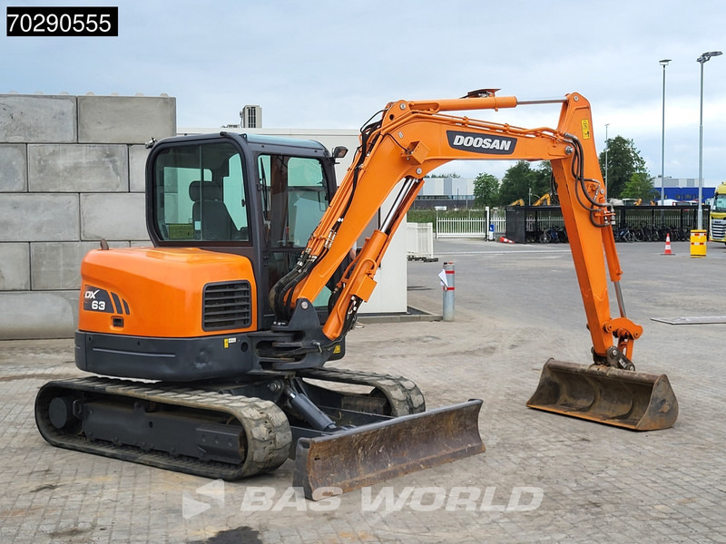 Minigraver Doosan DX63-3 3 BUCKETS - A/C: bilde 8