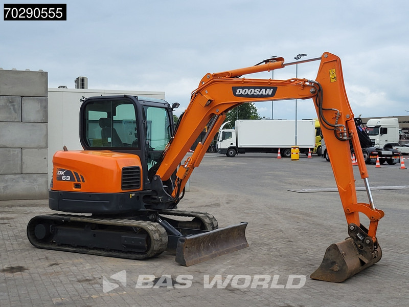 Minigraver Doosan DX63-3 3 BUCKETS - A/C: bilde 6