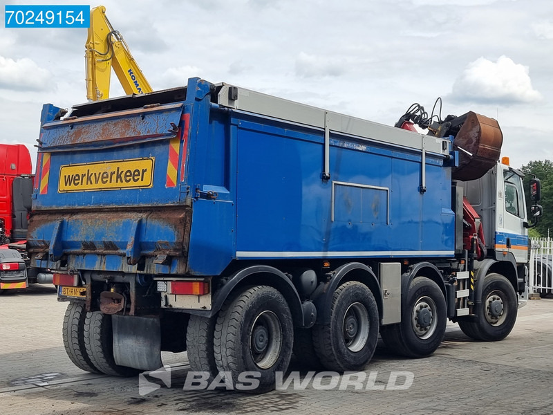 Tippbil, Kranbil Ginaf X4243TS 8X4 NL-Truck HMF 1643-Z2 Kran Big-Axle Lift+Lenkachse Euro 5: bilde 19