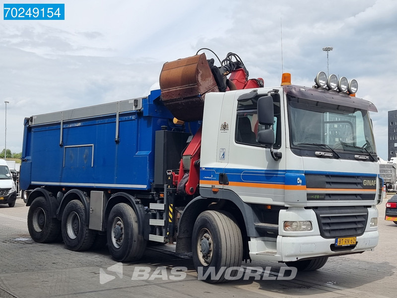 Tippbil, Kranbil Ginaf X4243TS 8X4 NL-Truck HMF 1643-Z2 Kran Big-Axle Lift+Lenkachse Euro 5: bilde 16
