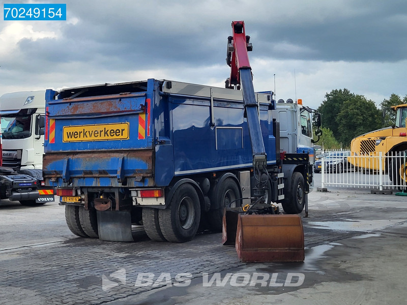 Tippbil, Kranbil Ginaf X4243TS 8X4 NL-Truck HMF 1643-Z2 Kran Big-Axle Lift+Lenkachse Euro 5: bilde 8