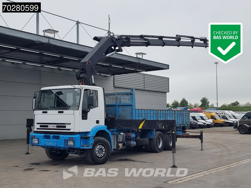 Iveco EuroTrakker 310 6X4 Palfinger PK36002 Kran Crane Manual Big-Axle Euro 3 - Planbil, Kranbil: bilde 1 Iveco EuroTrakker 310 6X4 Palfinger PK36002 Kran Crane Manual Big-Axle Euro 3 - Planbil, Kranbil: bilde 1