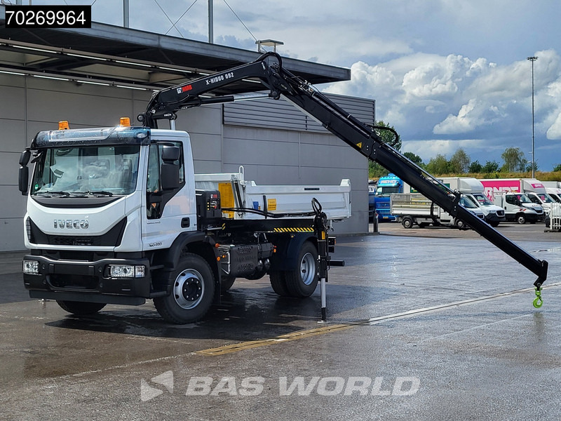 Iveco Eurocargo 160E280 4X2 NEW! Hiab XHIDUO092E-3 Kran Crane 6m3 3-way Tipper ACC - Tippbil, Kranbil: bilde 3 Iveco Eurocargo 160E280 4X2 NEW! Hiab XHIDUO092E-3 Kran Crane 6m3 3-way Tipper ACC - Tippbil, Kranbil: bilde 3