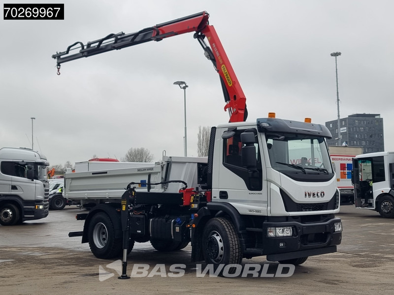 Iveco Eurocargo 180E320 4X2 Steelsuspension 3-Seiten Palfinger PK12.501 Euro 6 - Tippbil, Kranbil: bilde 3 Iveco Eurocargo 180E320 4X2 Steelsuspension 3-Seiten Palfinger PK12.501 Euro 6 - Tippbil, Kranbil: bilde 3