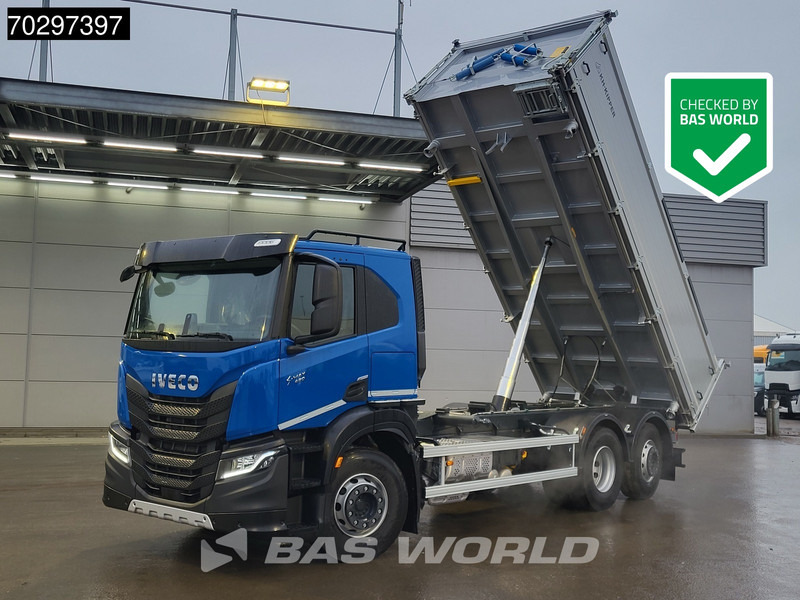 Iveco S-Way 420 6X2 NEW! 17m3 3-way KH kipper Lift+Steering axle Automatic Euro 6 - Tippbil: bilde 1 Iveco S-Way 420 6X2 NEW! 17m3 3-way KH kipper Lift+Steering axle Automatic Euro 6 - Tippbil: bilde 1