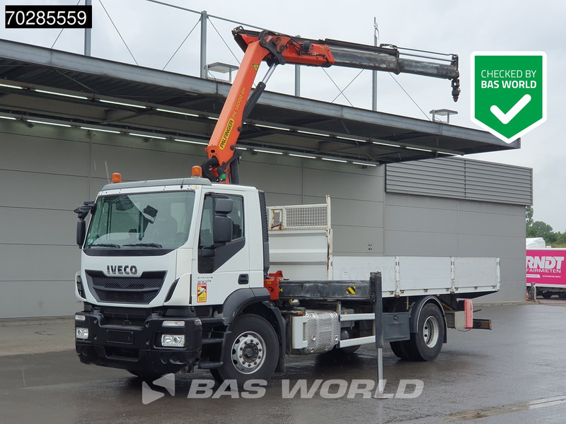 Iveco Stralis 310 4X2 Palfinger PK14.002 EH Remote Crane Kran Euro 6 - Planbil, Kranbil: bilde 1 Iveco Stralis 310 4X2 Palfinger PK14.002 EH Remote Crane Kran Euro 6 - Planbil, Kranbil: bilde 1