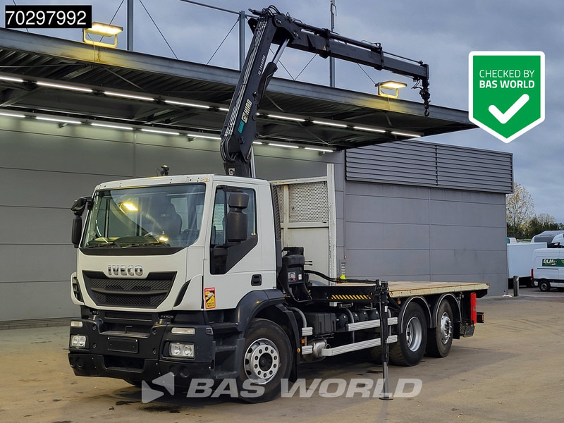 Iveco Stralis 310 Stralis 6X2 HIAB 144 BS-2 Crane Kran Lift+Steering-Axle Manual Euro 5 - Planbil, Kranbil: bilde 1 Iveco Stralis 310 Stralis 6X2 HIAB 144 BS-2 Crane Kran Lift+Steering-Axle Manual Euro 5 - Planbil, Kranbil: bilde 1