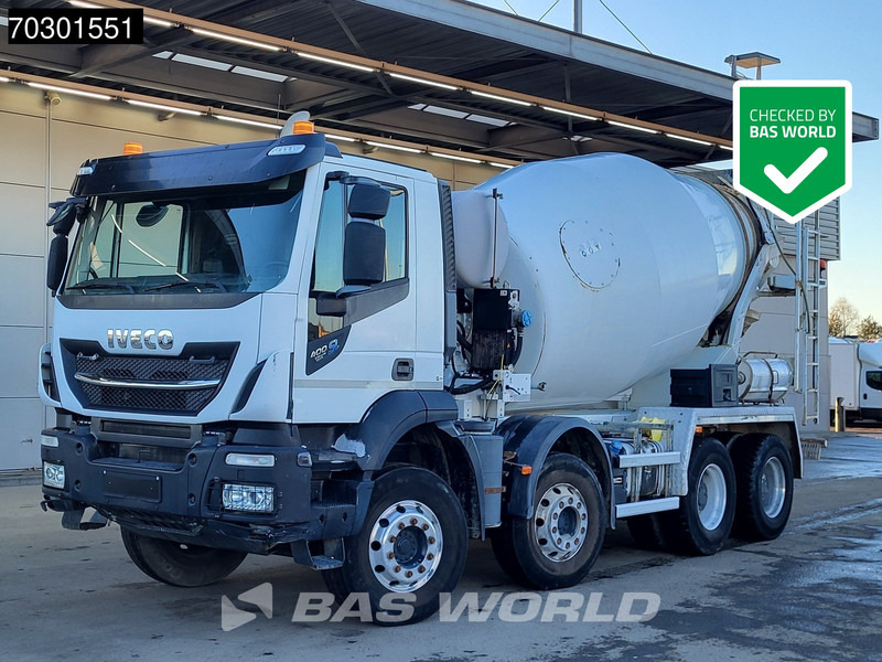 Iveco Stralis 400 8X4 9m3 Stetter mixer Steelsuspension Big-Axle Automatic Euro 6 - Betongbil: bilde 1 Iveco Stralis 400 8X4 9m3 Stetter mixer Steelsuspension Big-Axle Automatic Euro 6 - Betongbil: bilde 1