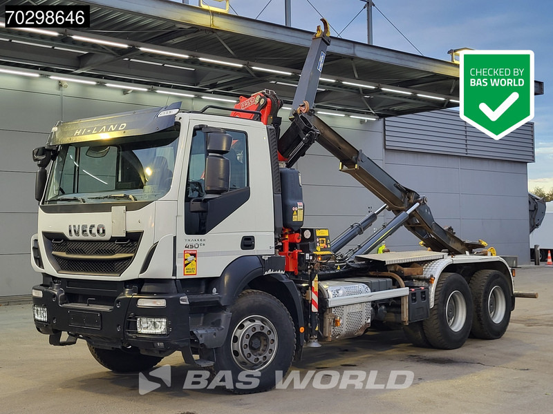Iveco Trakker 450 6X4 Fassi F120B.2.22 Crane Marrel AL16S50 Retarder Big-axle Euro 6 - Krokbil, Kranbil: bilde 1 Iveco Trakker 450 6X4 Fassi F120B.2.22 Crane Marrel AL16S50 Retarder Big-axle Euro 6 - Krokbil, Kranbil: bilde 1