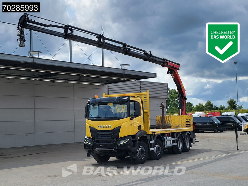 Iveco X-Way 480 8X4 Palfinger PK22002 EH Kran Crane Rotator Retarder Euro 6 - Planbil, Kranbil: bilde 1 Iveco X-Way 480 8X4 Palfinger PK22002 EH Kran Crane Rotator Retarder Euro 6 - Planbil, Kranbil: bilde 1