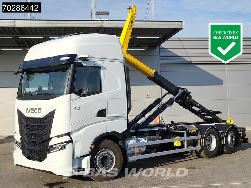 Iveco X-Way 580 6X2 NEW Palfinger PHT20SLD5 Hooklift Lift+steering Axle Automatic Navi ACC LED - Krokbil: bilde 1 Iveco X-Way 580 6X2 NEW Palfinger PHT20SLD5 Hooklift Lift+steering Axle Automatic Navi ACC LED - Krokbil: bilde 1