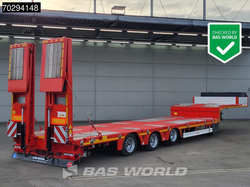 Kässbohrer LB3E 3 axles Steering+Lift Axle Extendable Ramps - Lavloader semitrailer: bilde 2 Kässbohrer LB3E 3 axles Steering+Lift Axle Extendable Ramps - Lavloader semitrailer: bilde 2