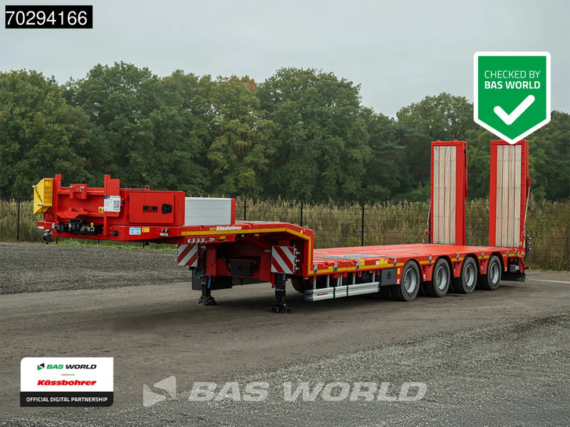 Kässbohrer LB4E 3 axles Extendable Ramps 1x Lift 3x Steering Axle - Lavloader semitrailer: bilde 1 Kässbohrer LB4E 3 axles Extendable Ramps 1x Lift 3x Steering Axle - Lavloader semitrailer: bilde 1