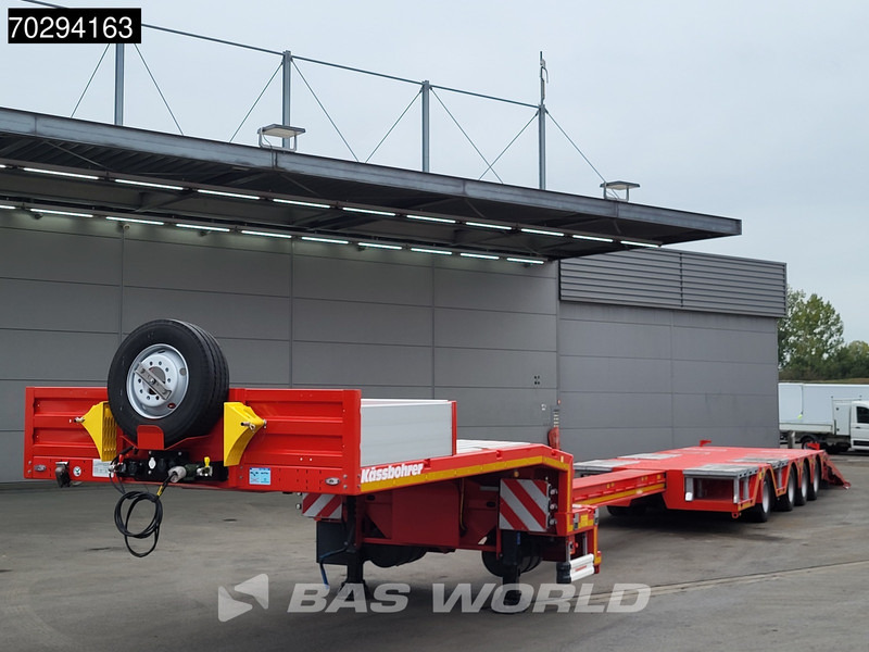 Kässbohrer LB4E 4 axles Hydr. Ramps 620cm-Extendable Lift+ 2x Steering Axle - Lavloader semitrailer: bilde 2 Kässbohrer LB4E 4 axles Hydr. Ramps 620cm-Extendable Lift+ 2x Steering Axle - Lavloader semitrailer: bilde 2