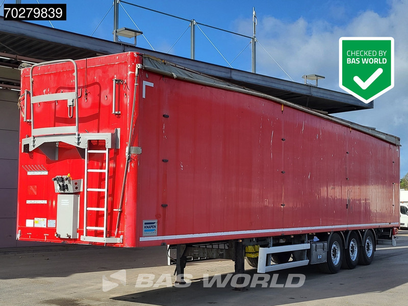 Knapen K100 92m3 10mm Waste Cover Liftachse APK 01/26 - Med walking floor semitrailer: bilde 1 Knapen K100 92m3 10mm Waste Cover Liftachse APK 01/26 - Med walking floor semitrailer: bilde 1