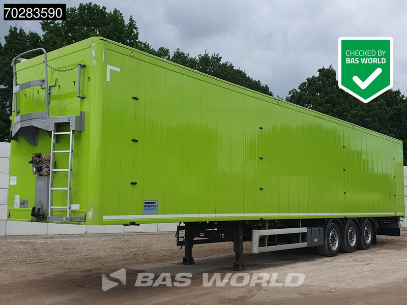 Knapen k200 3 axles LANG-LKW 10mm Lift Axle - Med walking floor semitrailer: bilde 1 Knapen k200 3 axles LANG-LKW 10mm Lift Axle - Med walking floor semitrailer: bilde 1