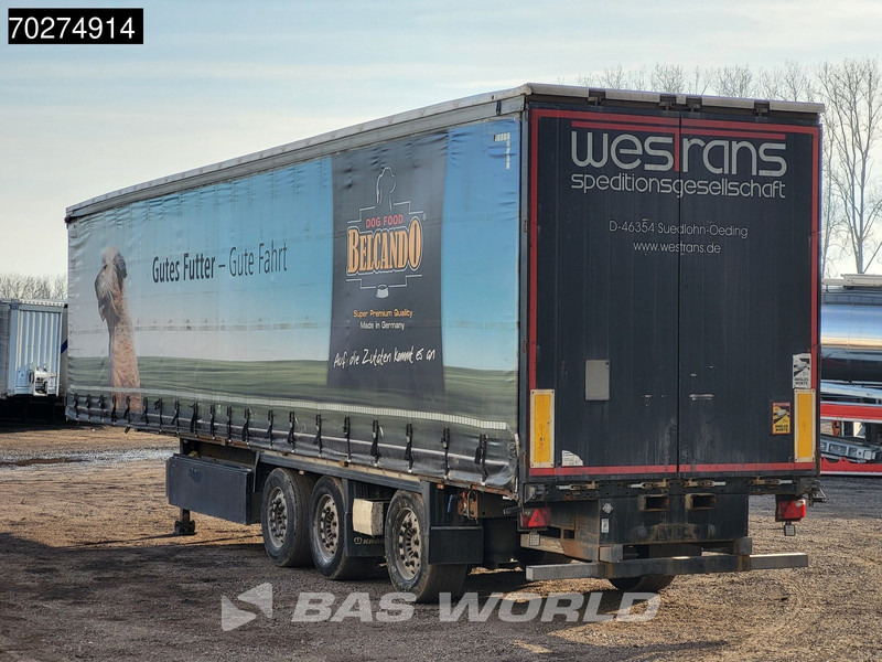 Krone SD 3 axles Forklift Lift+Lenkachse Kooiaap Palettenkasten SAF Sliding Roof - Gardintrailer: bilde 2 Krone SD 3 axles Forklift Lift+Lenkachse Kooiaap Palettenkasten SAF Sliding Roof - Gardintrailer: bilde 2