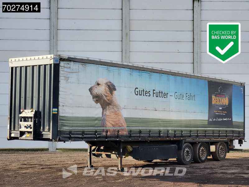 Krone SD 3 axles Forklift Lift+Lenkachse Kooiaap Palettenkasten SAF Sliding Roof - Gardintrailer: bilde 1 Krone SD 3 axles Forklift Lift+Lenkachse Kooiaap Palettenkasten SAF Sliding Roof - Gardintrailer: bilde 1