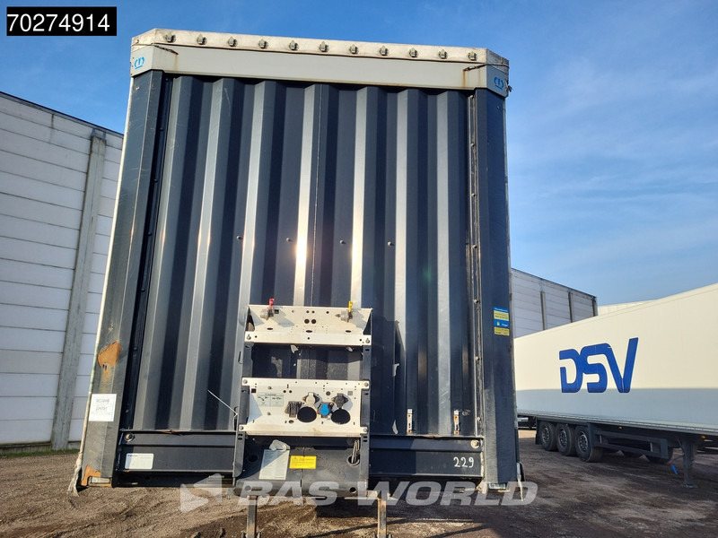 Krone SD 3 axles Forklift Lift+Lenkachse Kooiaap Palettenkasten SAF Sliding Roof - Gardintrailer: bilde 3 Krone SD 3 axles Forklift Lift+Lenkachse Kooiaap Palettenkasten SAF Sliding Roof - Gardintrailer: bilde 3