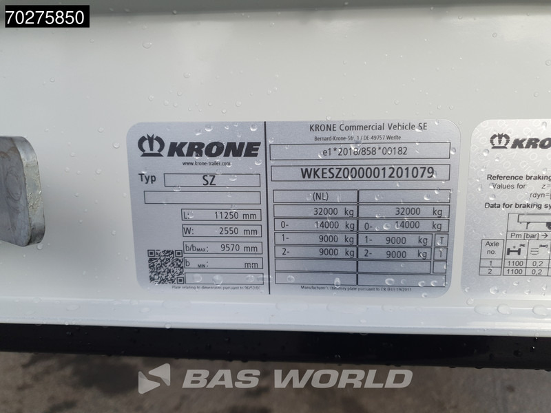Ny Gardintrailer Krone SZ NEW Kooiaap City Lift+Lenkachse Stapler: bilde 20