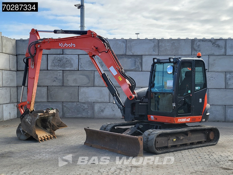 Kubota KX080-4 3 BUCKETS - Minigraver: bilde 2 Kubota KX080-4 3 BUCKETS - Minigraver: bilde 2