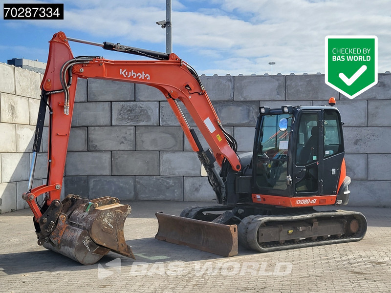 Kubota KX080-4 3 BUCKETS - Minigraver: bilde 1 Kubota KX080-4 3 BUCKETS - Minigraver: bilde 1