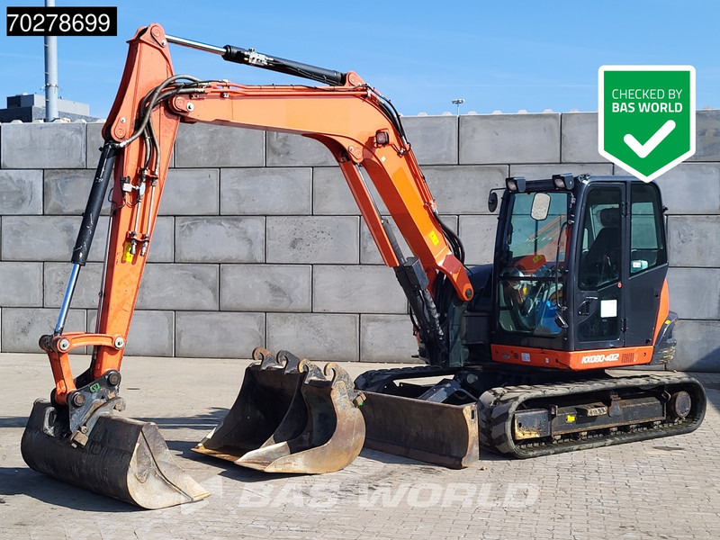 Kubota KX080 -4a2 A/C + 3 BUCKETS - Minigraver: bilde 1 Kubota KX080 -4a2 A/C + 3 BUCKETS - Minigraver: bilde 1
