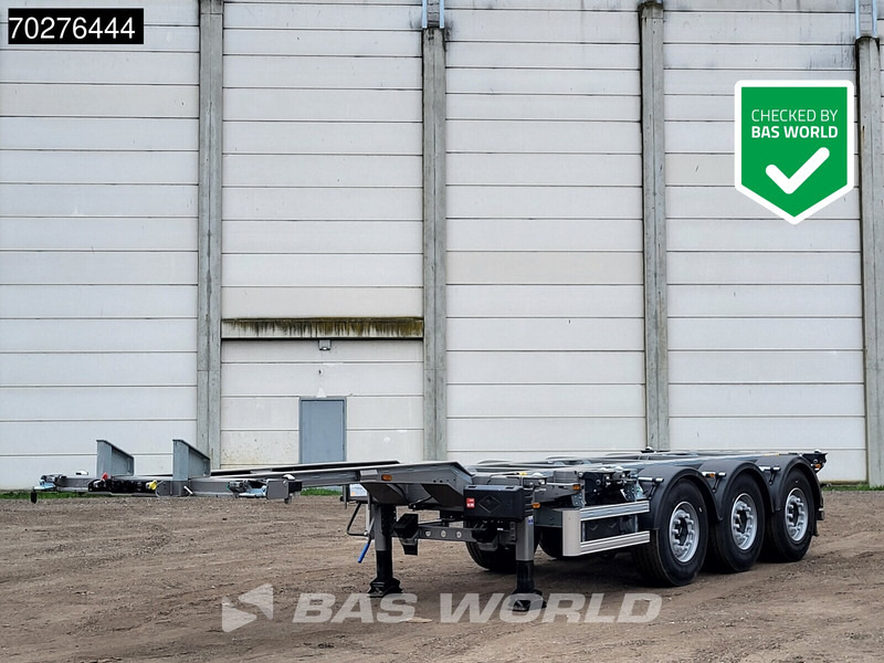 Lecitrailer SR3EC 3 axles UNUSED Liftachse Multi'45 - Container-transport/ Vekselflak semitrailer: bilde 1 Lecitrailer SR3EC 3 axles UNUSED Liftachse Multi'45 - Container-transport/ Vekselflak semitrailer: bilde 1