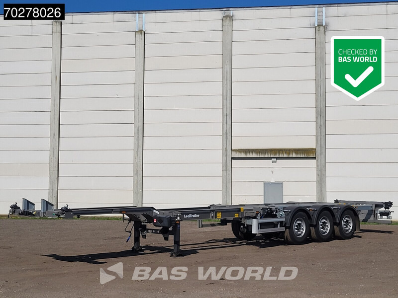 Lecitrailer SR3EC 3 axles UNUSED Liftachse Multi'45 - Container-transport/ Vekselflak semitrailer: bilde 1 Lecitrailer SR3EC 3 axles UNUSED Liftachse Multi'45 - Container-transport/ Vekselflak semitrailer: bilde 1