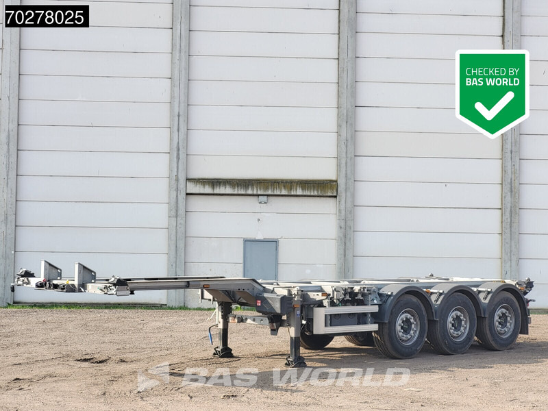 Lecitrailer SR3EC 3 axles UNUSED Liftachse Multi'45 - Container-transport/ Vekselflak semitrailer: bilde 1 Lecitrailer SR3EC 3 axles UNUSED Liftachse Multi'45 - Container-transport/ Vekselflak semitrailer: bilde 1