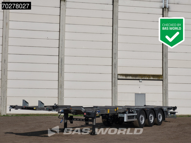 Lecitrailer SR3EC 3 axles UNUSED Liftachse Multi'45 - Container-transport/ Vekselflak semitrailer: bilde 1 Lecitrailer SR3EC 3 axles UNUSED Liftachse Multi'45 - Container-transport/ Vekselflak semitrailer: bilde 1