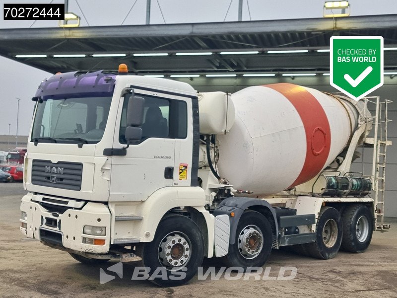 MAN TGA 32.360 8X4 Stetter 9m3 Steelsuspension Euro 4 - Betongbil: bilde 1 MAN TGA 32.360 8X4 Stetter 9m3 Steelsuspension Euro 4 - Betongbil: bilde 1