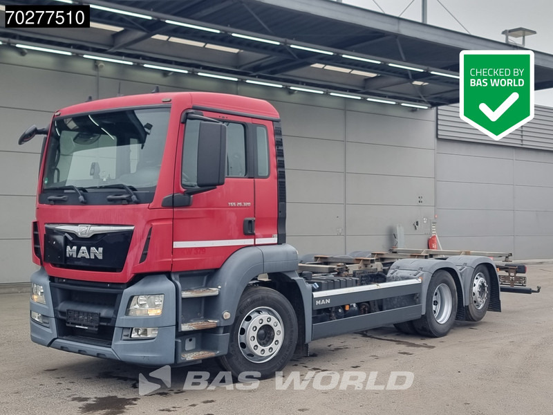 MAN TGS 26.320 6X2 BDF ADR Lift+lenkasche Automatic Euro 6 - Container-transport/ Vekselflak lastebil: bilde 1 MAN TGS 26.320 6X2 BDF ADR Lift+lenkasche Automatic Euro 6 - Container-transport/ Vekselflak lastebil: bilde 1