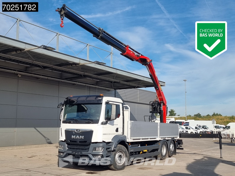 MAN TGS 26.440 6X2 NEW NL-Truck Palfinger PK20.501 L TEC3 Kran Baustoff Lift-Lenk Asche - Planbil, Kranbil: bilde 1 MAN TGS 26.440 6X2 NEW NL-Truck Palfinger PK20.501 L TEC3 Kran Baustoff Lift-Lenk Asche - Planbil, Kranbil: bilde 1