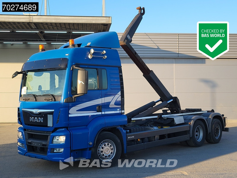 MAN TGS 26.440 6X2 VDL S-21-6200 hooklift Retarder Navi Automatic Euro 6 - Krokbil: bilde 1 MAN TGS 26.440 6X2 VDL S-21-6200 hooklift Retarder Navi Automatic Euro 6 - Krokbil: bilde 1