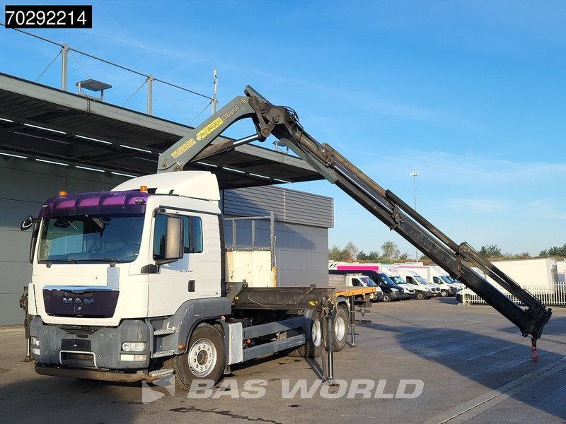 Planbil, Kranbil MAN TGS 26.440 6X4 Palfinger PK36002 Crane Retarder Steelsuspension Manual Euro 4: bilde 6