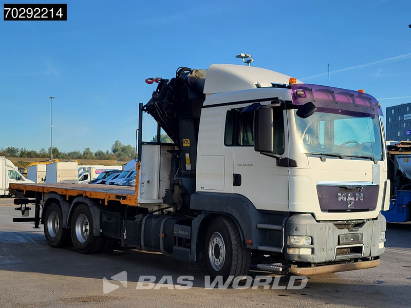 Planbil, Kranbil MAN TGS 26.440 6X4 Palfinger PK36002 Crane Retarder Steelsuspension Manual Euro 4: bilde 10