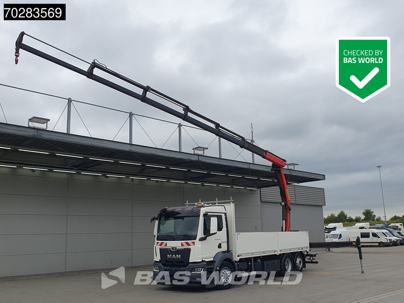 MAN TGS 26.470 6X2 Palfinger PK22002-EH Kran Crane Liftachse Navi Euro 6 - Planbil, Kranbil: bilde 1 MAN TGS 26.470 6X2 Palfinger PK22002-EH Kran Crane Liftachse Navi Euro 6 - Planbil, Kranbil: bilde 1