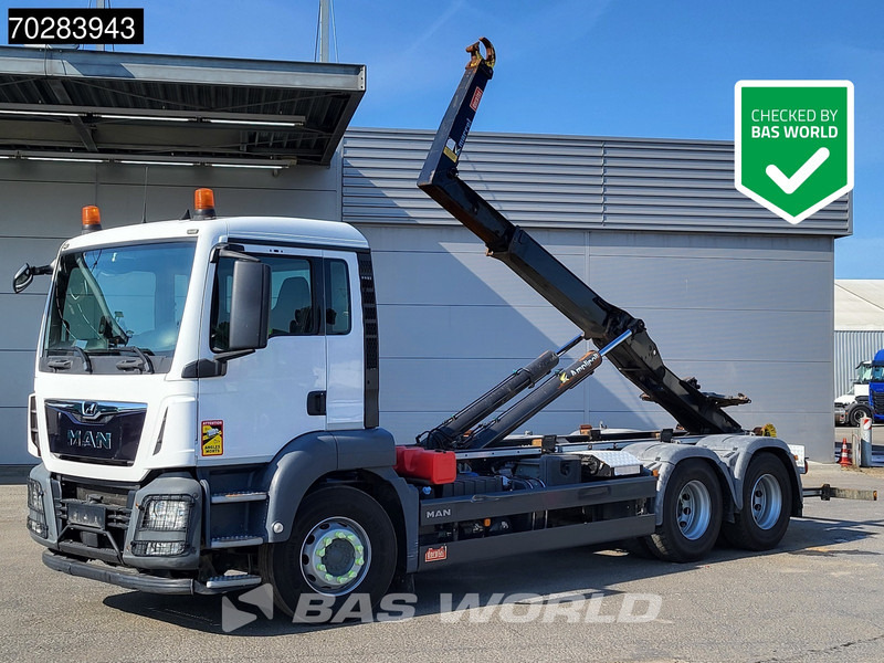 MAN TGS 28.460 6X2 20 Tonnes Marrel containersystem Automatic Liftachse Euro 6 - Krokbil: bilde 1 MAN TGS 28.460 6X2 20 Tonnes Marrel containersystem Automatic Liftachse Euro 6 - Krokbil: bilde 1